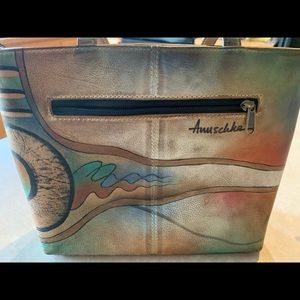 Anuschka Handbag, handpainted w dust bag